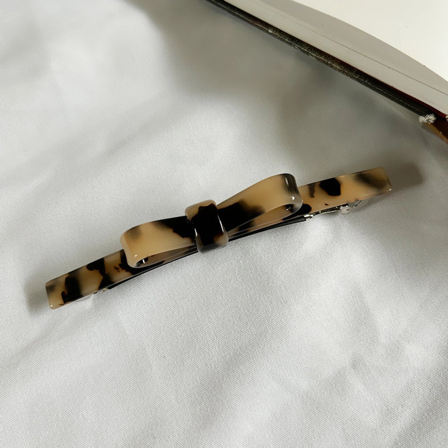 Women's IG Style Sweet Bow Knot Acetic acid sheets Handmade Hair Clip