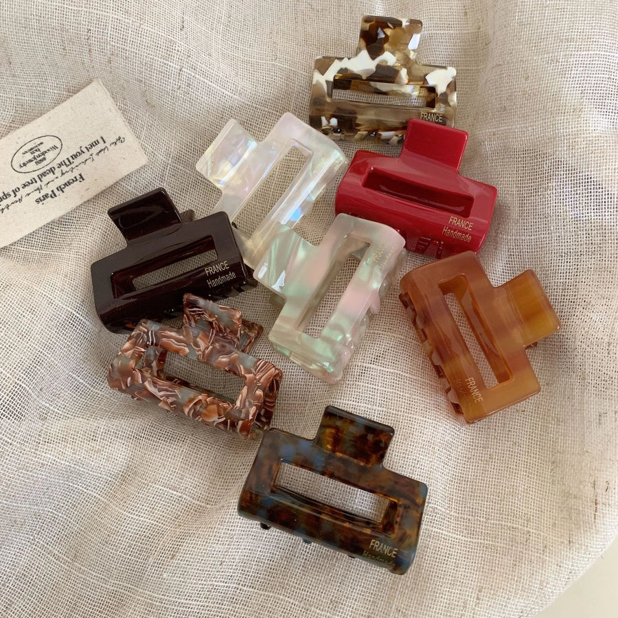 Women's Simple Style Classic Style Solid Color Acetic acid sheets Hair Claws