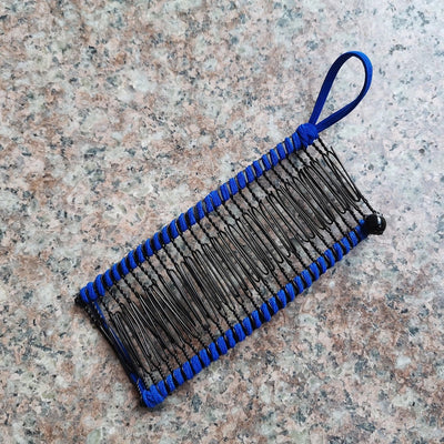 elegant solid color metal insert comb