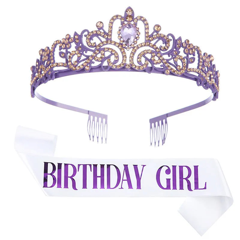 women's simple style solid color alloy plating inlay artificial gemstones crown