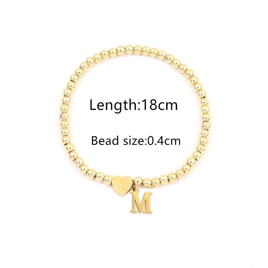 Simple Style Classic Style Letter 201 Stainless Steel 304 Stainless Steel Bracelets In Bulk