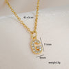 Jewelry Basic Retro Classic Style Letter 304 Stainless Steel Copper Pendant Necklace
