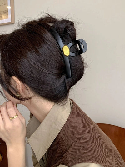 Super Good texture matte metal hair grip large hair volume large hair clip female  new shark clip high-grade hair clip