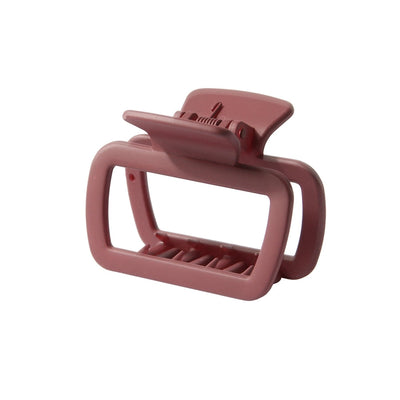 New Arrival Square Grip Spring/Summer Cream Color Shark Clip Female Back Head Updo Hair Clip