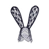 retro cat ears lace handmade hair band 1 piece