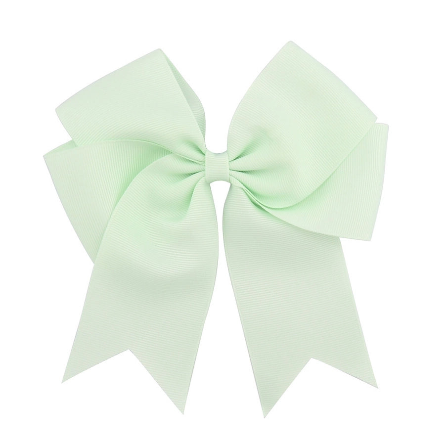 new korean ribbed satin fishtail double-layer bow hairpin