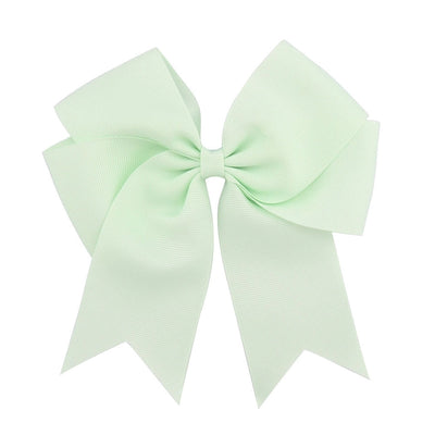 new korean ribbed satin fishtail double-layer bow hairpin