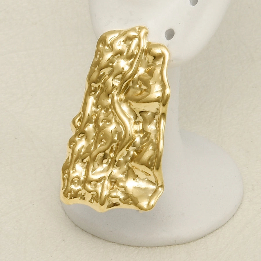 1 Pair Basic Simple Style Geometric Plating 304 Stainless Steel Ear Studs