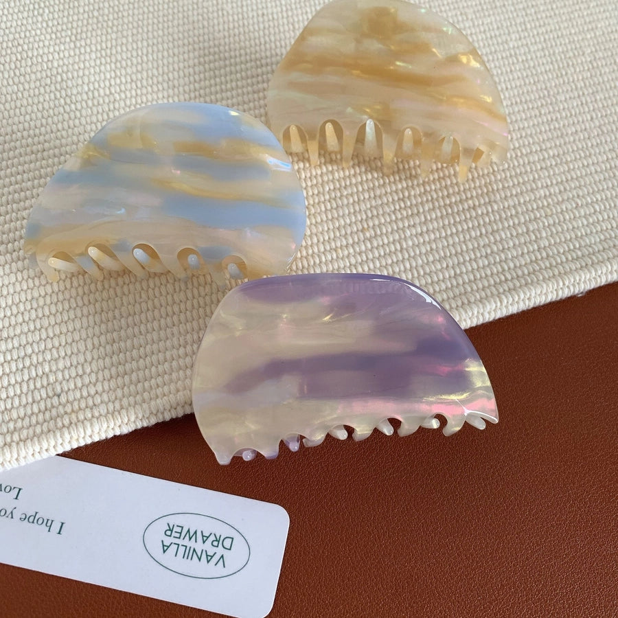 Women's Casual Elegant Streetwear Geometric Acetic acid sheets Hair Claws