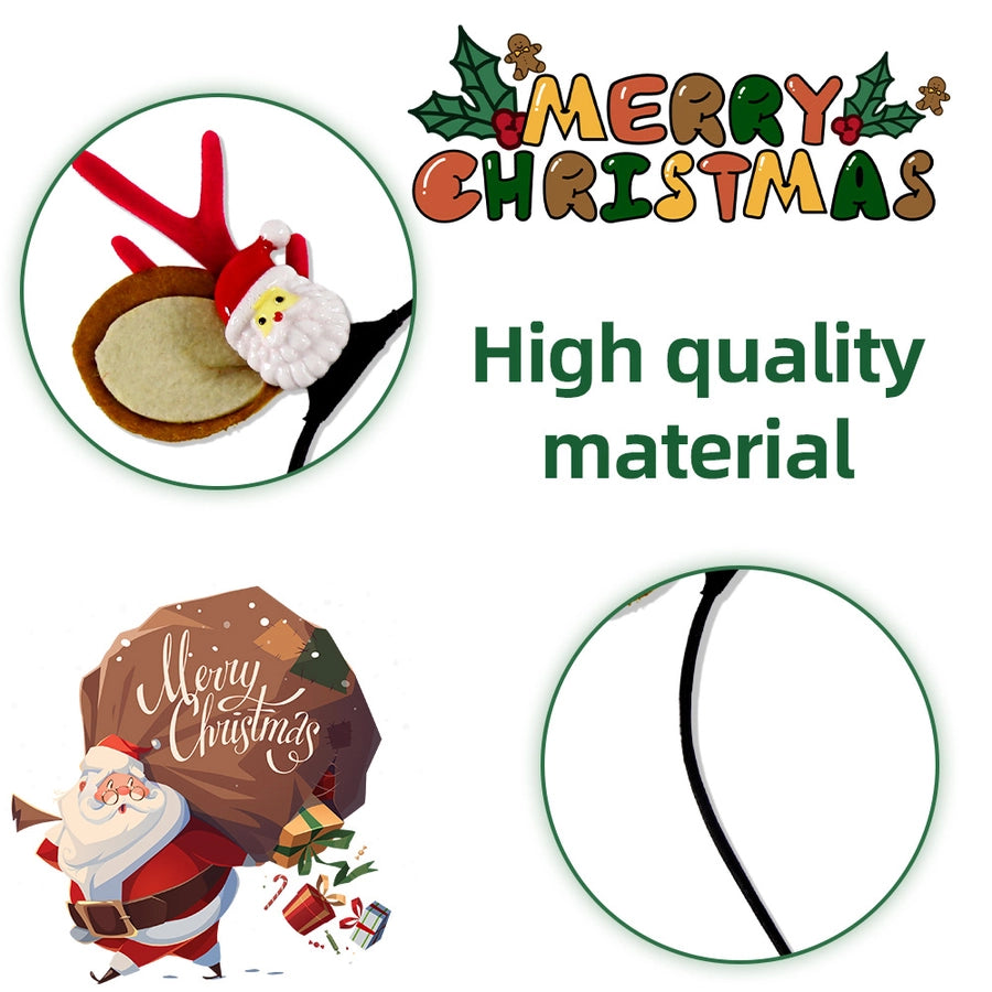 Christmas Cute Antlers Elk PET wool felt Iron