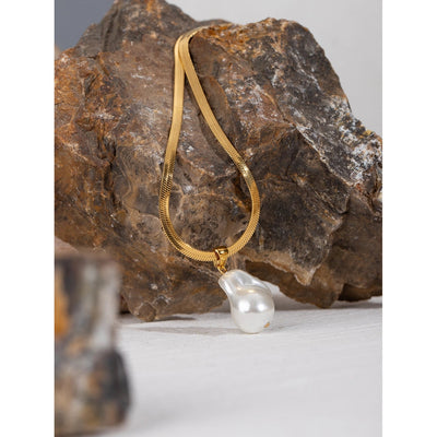 Jewelry Simple Style Classic Style Irregular 304 Stainless Steel Pendant Necklace