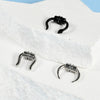 1 Piece Nose Rings & Studs Casual Streetwear Horns Snake-Shaped 304 Stainless Steel 18K Gold Plated Nose Rings & Studs