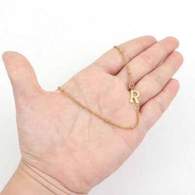 Jewelry Simple Style Classic Style Letter 201 Stainless Steel 304 Stainless Steel Pendant Necklace