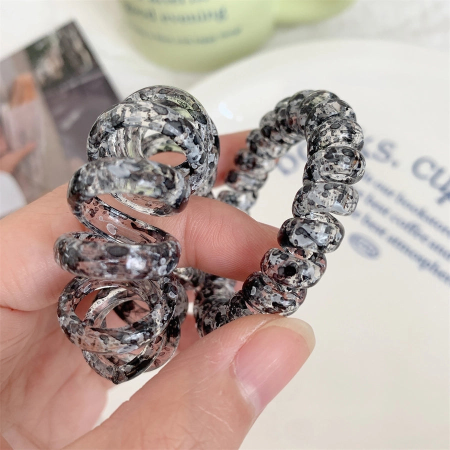 Women's Simple Style Classic Style Tie Dye Resin Hair Tie