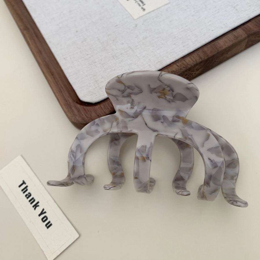 Women's Basic Simple Style Solid Color Acetic acid sheets Hair Claws