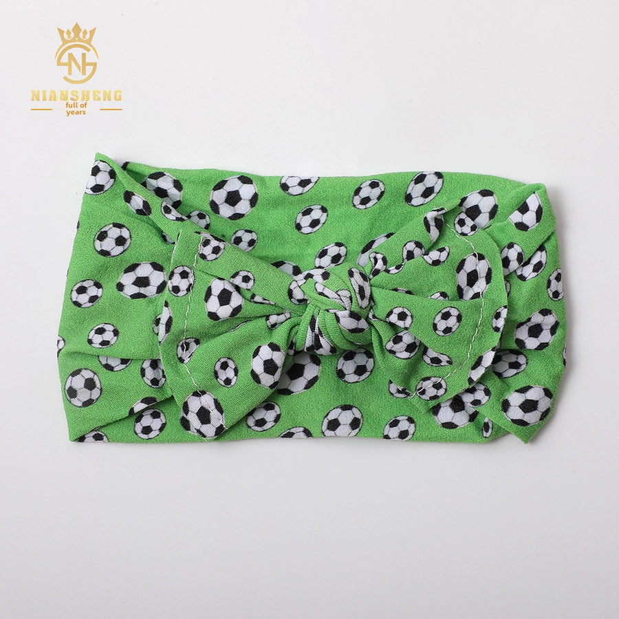 New  children's headdress jacquard soft hair tie bow hair band baby newborn headband baby hair band