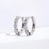 1 Pair Casual Elegant Geometric Plating Copper Zircon Earrings