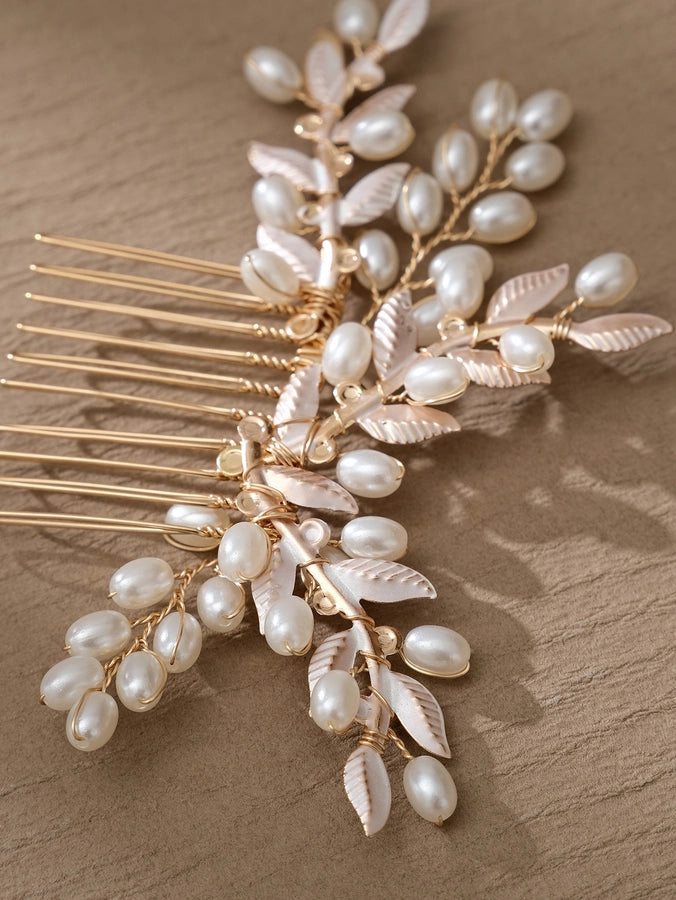 retro leaf alloy insert comb