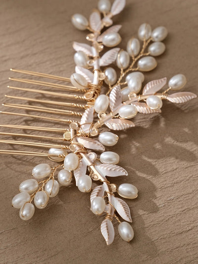 retro leaf alloy insert comb