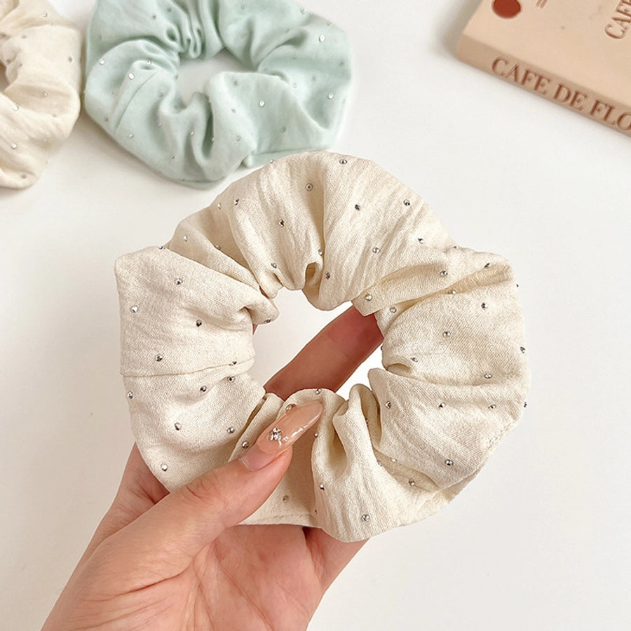 Women's Simple Style Classic Style Solid Color Pleated Hair Tie