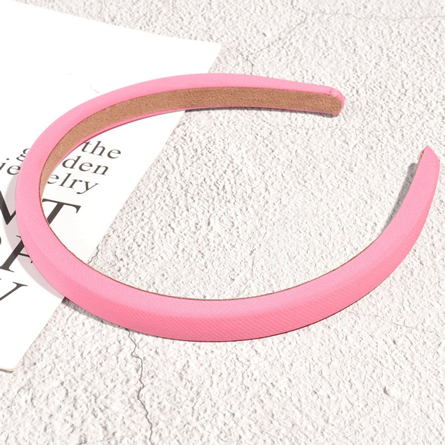 fashion candy color solid color sponge wide-sided headband