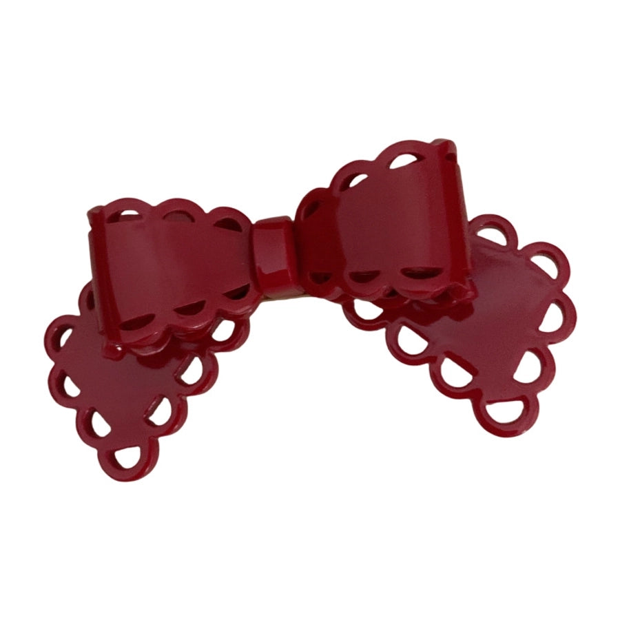Women's Korean Style IG Style Bow Knot Acetic acid sheets Hair Clip