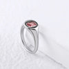 Jewelry Simple Style Geometric 304 Stainless Steel Zircon Inlay Rings