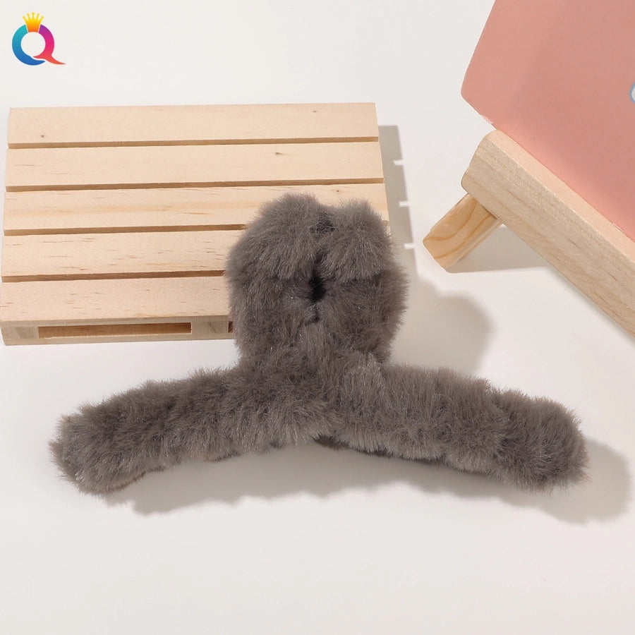 japanese style solid color plastic handmade hair claws 1 piece