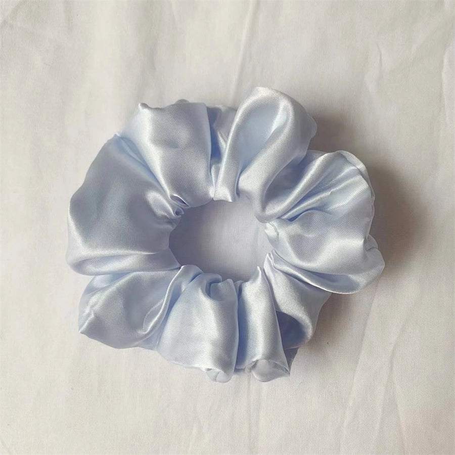 simple style solid color cloth handmade hair tie