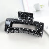 fashion flower plastic handmade hair claws 1 piece