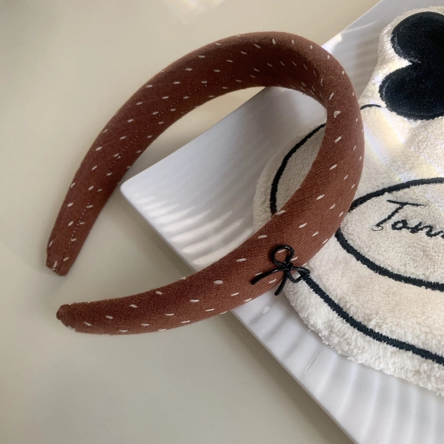 Women's Simple Style Bow Knot Cloth Hair Band