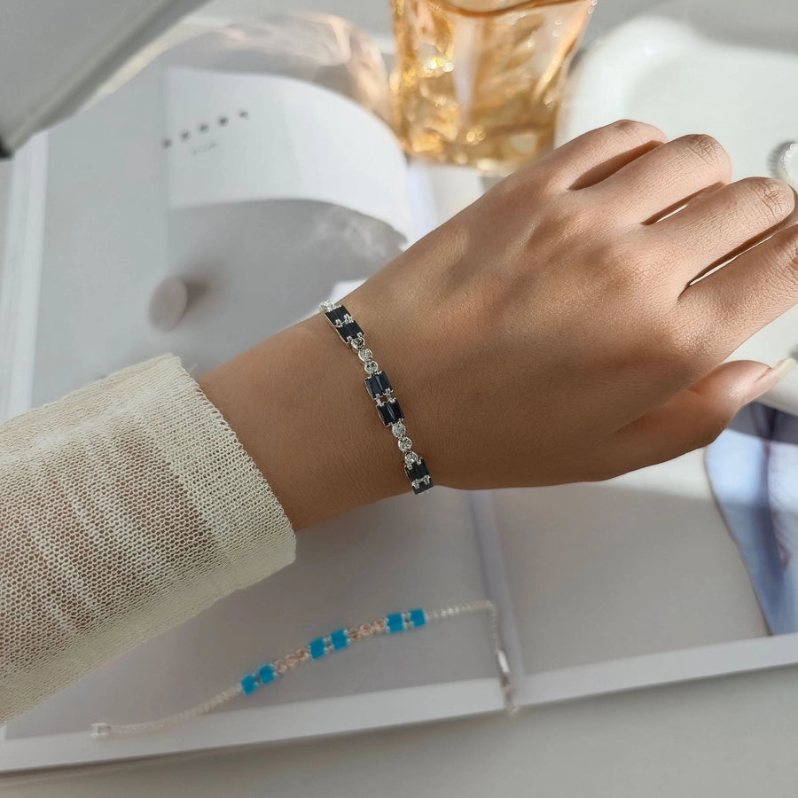 Copper Geometric Solid Color Bracelets