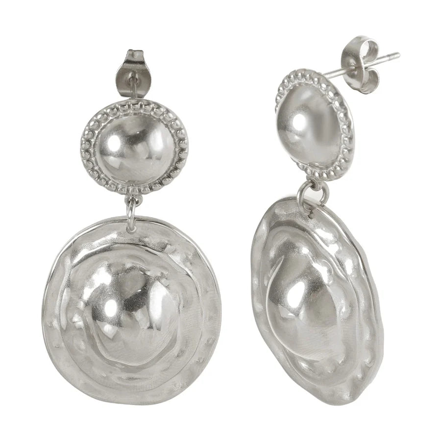 Jewelry Streetwear Geometric 304 Stainless Steel Plating Earrings Necklace