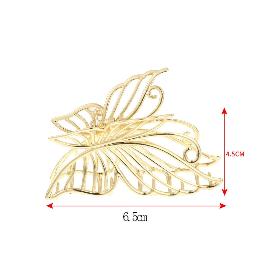 High-grade hollow tassel bow hairpin female back head high-grade grip medium shark clip  New