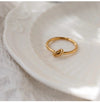 Jewelry Lady Geometric Titanium Steel Rings
