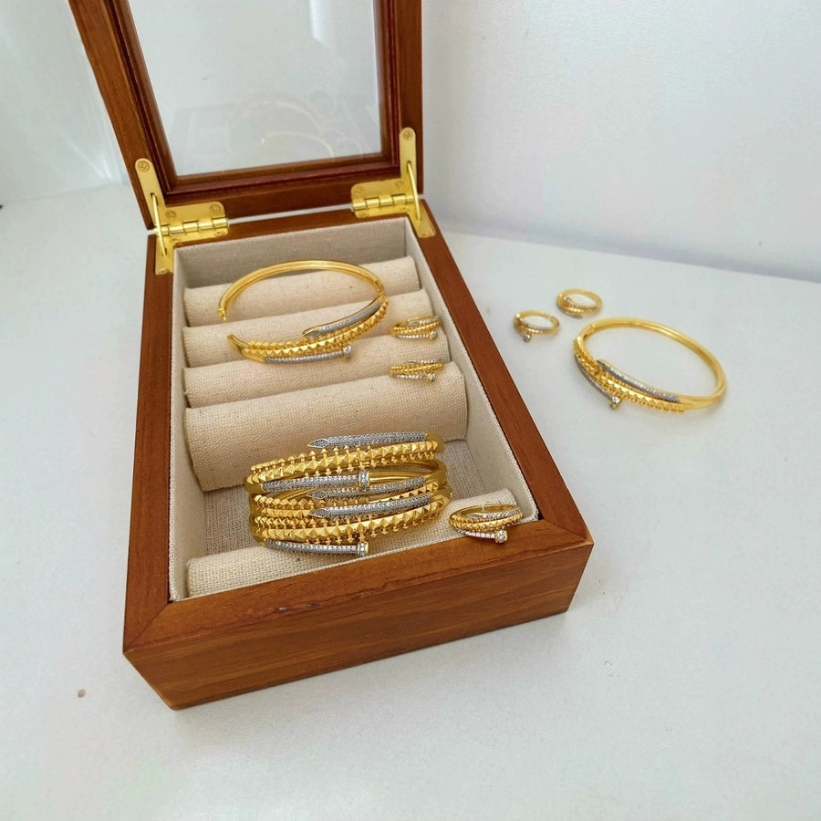 Jewelry Vintage Style Classic Style Nail Copper Mixed Metal Rings Bracelets