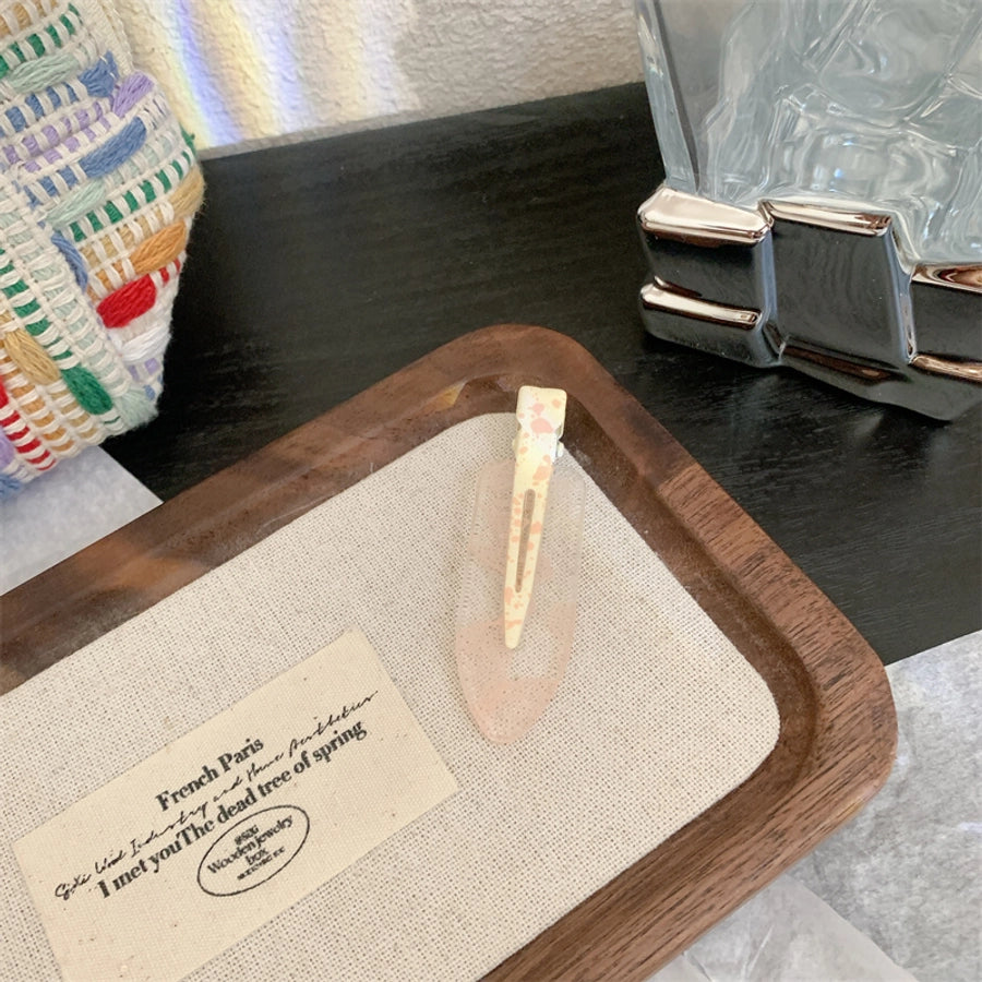 Women's Korean Style Mesh Resin Hair Clip