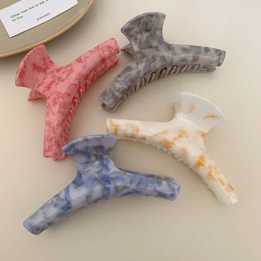 Women's Simple Style Commute Solid Color Arylic Hair Claws