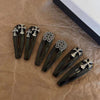Women's Punk Cross Metal Hair Clip