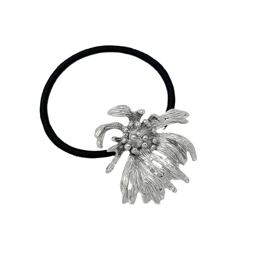 Women's Simple Style Flower Alloy Plating Hair Tie
