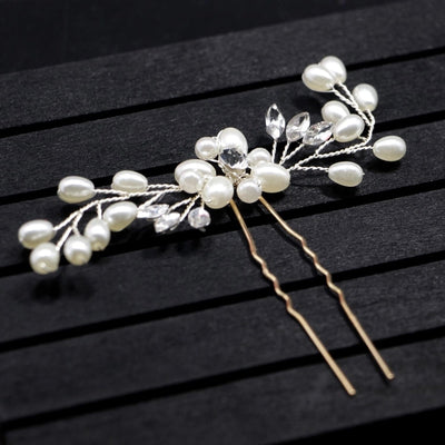 brides lengthened bridal handmade pearl hairband wedding accessories