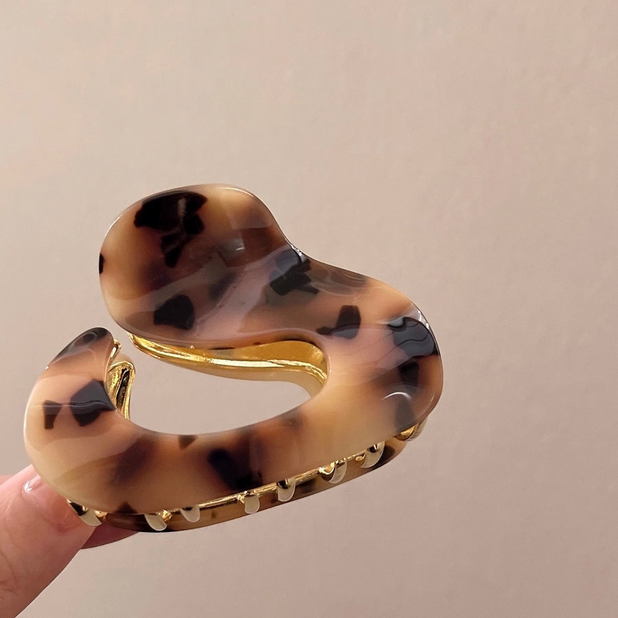 women's elegant retro solid color acetic acid sheets hair claws