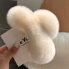 cute solid color rex rabbit fur hair claws