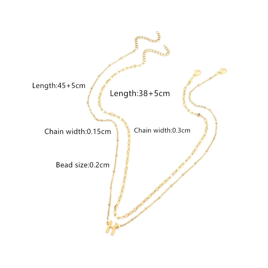 Jewelry Casual Business Classic Style Letter 201 Stainless Steel 304 Stainless Steel Pendant Necklace