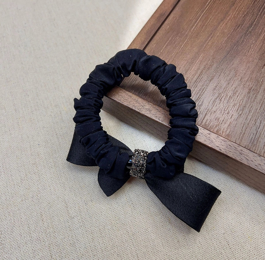 High-end Refined Butterfly Hairband Simple Internet Celebrity Hair Accessories Back Head Spring Clip Chain Rhinestone Hand Rhinestone