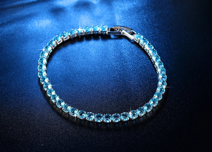 New   fashion  full diamond bracelet copper inlaid zircon bracelet women's bracelet jewelry lovers bracelet