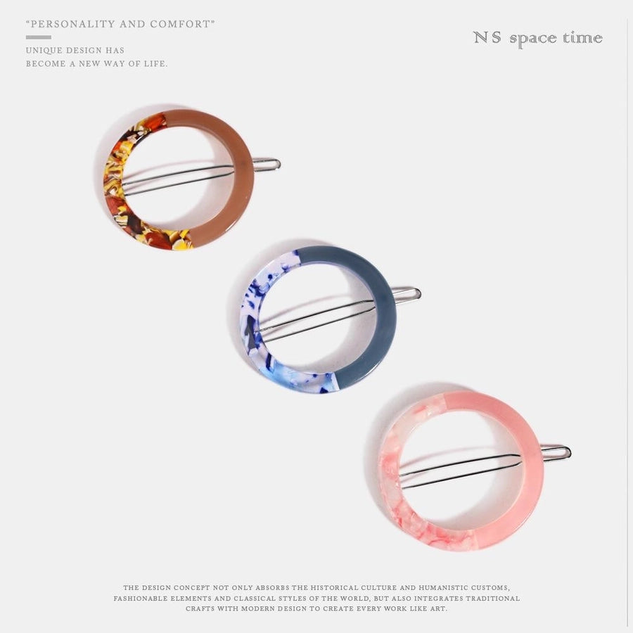 womens round plated acrylic hair accessories nhqs123653