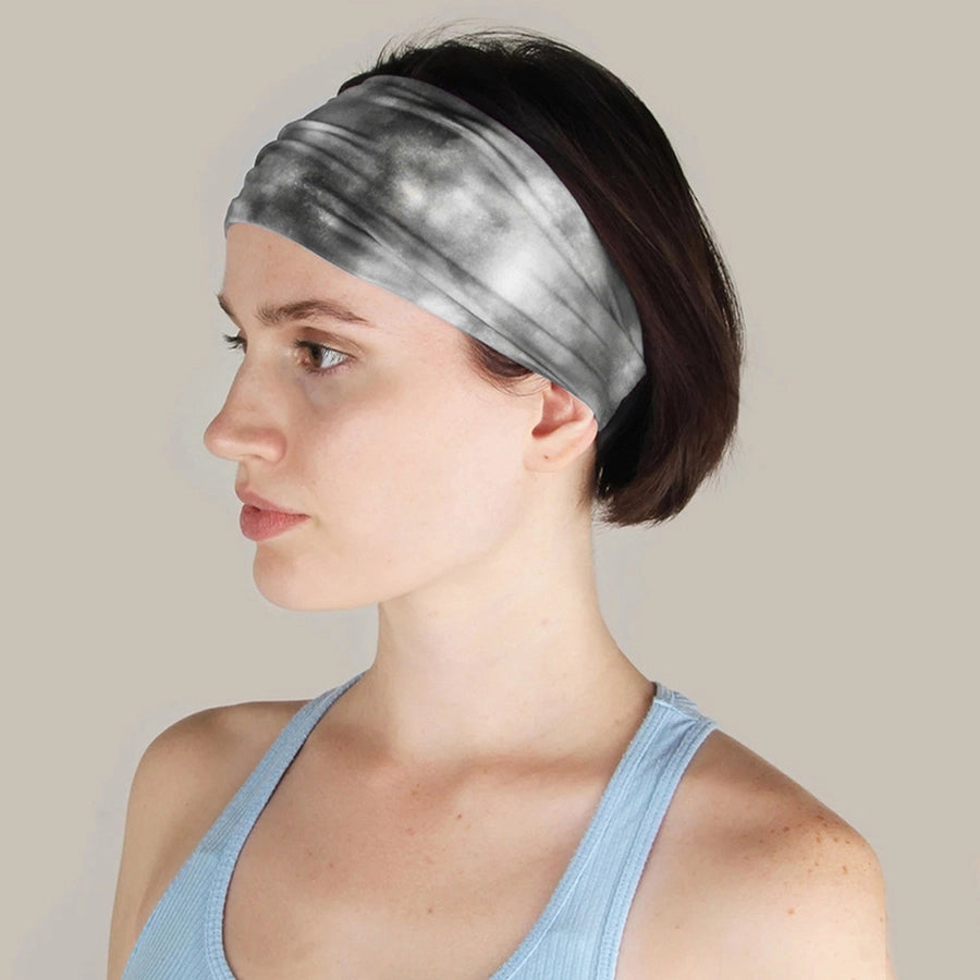 Women's Men's Casual Simple Style Gradient Color Flower Cloth Hair Band