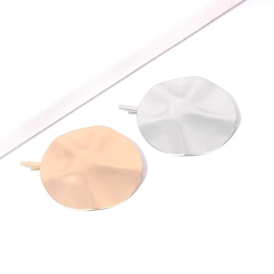 Women's Artistic British Style Round Alloy Hair Clip