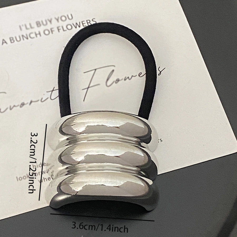 Women's Exaggerated Geometric Alloy Hair Tie